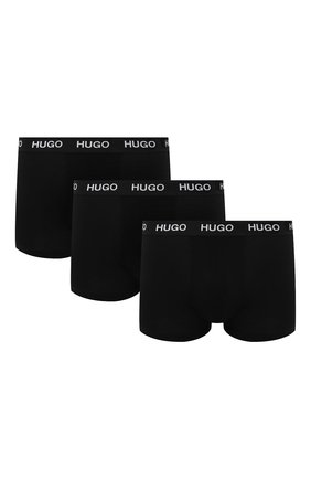 Мужские комплект из трех боксеров HUGO черного цвета по цене 4500 руб., арт. 50435463 | Фото 1 Мужские комплект из трех боксеров HUGO черного цвета, арт. 50435463 | Фото 1