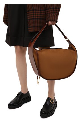 Женская сумка STELLA MCCARTNEY коричневого цвета по цене 69950 руб., арт. 700122/W8732 | Фото 2 Женская сумка STELLA MCCARTNEY коричневого цвета, арт. 700122/W8732 | Фото 2
