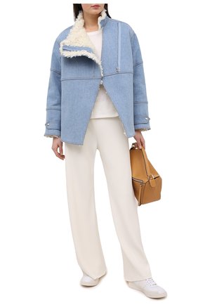 Женская джинсовая куртка STELLA MCCARTNEY синего цвета по цене 103500 руб., арт. 602141/S0H18 | Фото 2 Женская джинсовая куртка STELLA MCCARTNEY синего цвета, арт. 602141/S0H18 | Фото 2