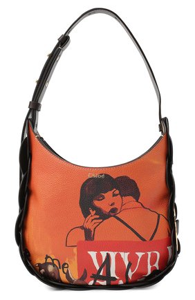 Женская сумка darryl CHLOÉ светло-коричневого цвета, арт. CHC20WS342D56 | Фото 1 (Материал: Натуральная кожа; Размер: small; Сумки-технические: Сумки через плечо, Сумки top-handle)
