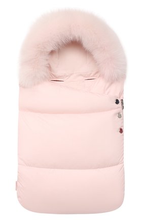 Детский пуховый конверт MONCLER светло-розового цвета по цене 50800 руб., арт. F2-951-1G509-02-53333 | Фото 1 Детский пуховый конверт MONCLER светло-розового цвета, арт. F2-951-1G509-02-53333 | Фото 1