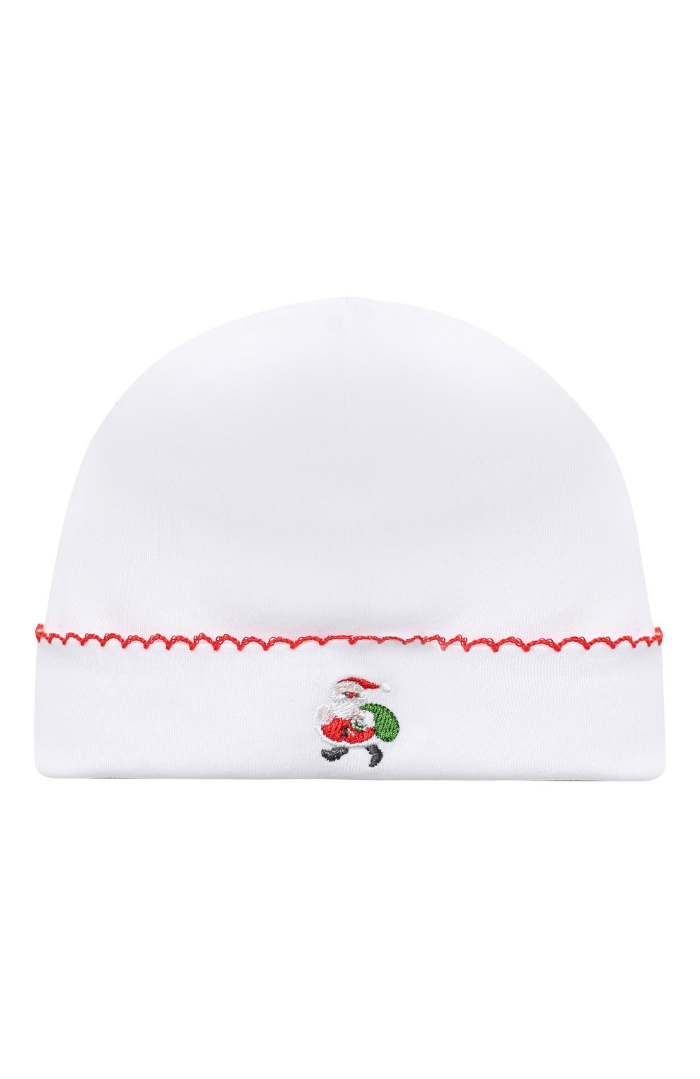 Детского хлопковая шапка KISSY KISSY белого цвета, арт. KN504634N | Фото 1 (Материал: Текстиль, Хлопок; Региональные ограничения белый список (Axapta Mercury): RU)