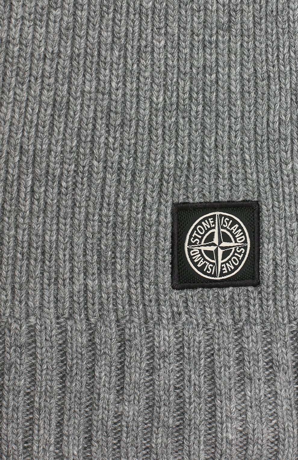 Детский шарф из шерсти и вискозы STONE ISLAND серого цвета по цене 9505 руб., арт. 7316N02A8 | Фото 2 Детский шарф из шерсти и вискозы STONE ISLAND серого цвета, арт. 7316N02A8 | Фото 2