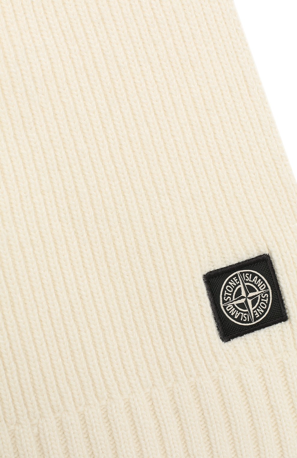 Детский шарф из шерсти и вискозы STONE ISLAND белого цвета по цене 9505 руб., арт. 7316N02A8 | Фото 2 Детский шарф из шерсти и вискозы STONE ISLAND белого цвета, арт. 7316N02A8 | Фото 2