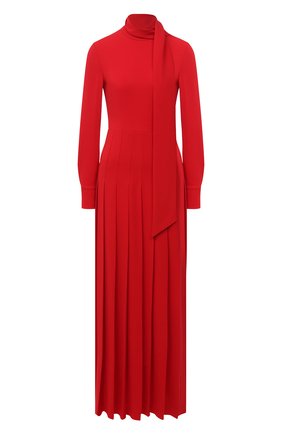 Женское шелковое платье VALENTINO красного цвета по цене 458500 руб., арт. UB0VDB751MM | Фото 1 Женское шелковое платье VALENTINO красного цвета, арт. UB0VDB751MM | Фото 1