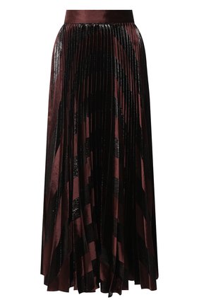 Женская плиссированная юбка DOLCE & GABBANA темно-коричневого цвета по цене 99500 руб., арт. F4BYVT/FUVKZ | Фото 1 Женская плиссированная юбка DOLCE & GABBANA темно-коричневого цвета, арт. F4BYVT/FUVKZ | Фото 1