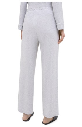 Женская пижама DEREK ROSE серого цвета, арт. 2033-ETHA001 | Фото 5 (Рукава: Длинные; Длина Ж (юбки, платья, шорты): Мини; Длина (брюки, джинсы): Стандартные; Материал внешний: Синтетический материал; Длина (для топов): Стандартные)