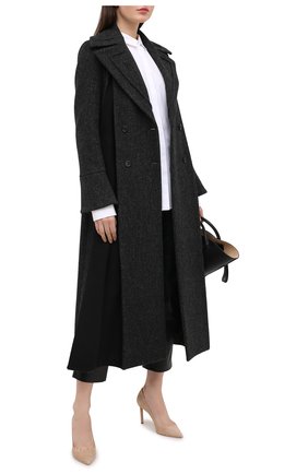 Женская замшевые туфли anja SAINT LAURENT бежевого цвета по цене 49950 руб., арт. 489751/0LI00 | Фото 2 Женская замшевые туфли anja SAINT LAURENT бежевого цвета, арт. 489751/0LI00 | Фото 2