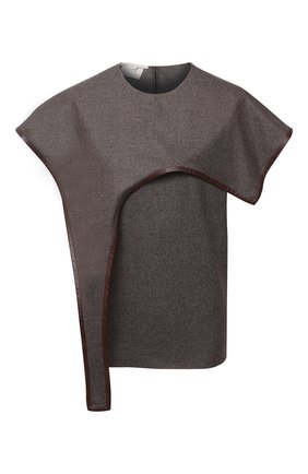 Женский шерстяной топ STELLA MCCARTNEY коричневого цвета по цене 85150 руб., арт. 602407/SNB53 | Фото 1 Женский шерстяной топ STELLA MCCARTNEY коричневого цвета, арт. 602407/SNB53 | Фото 1 (Длина (для топов): Стандартные; Материал внешний: Шерсть; Кросс-КТ: с рукавом; Стили: Кэжуэл; Региональные ограничения белый список (Axapta Mercury): RU; Рукава: Без рукавов)