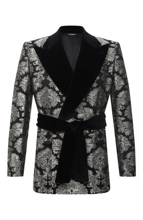 Мужской пиджак DOLCE & GABBANA серебряного цвета по цене 262500 руб., арт. G20S2T/HJMLP | Фото 1 Мужской пиджак DOLCE & GABBANA серебряного цвета, арт. G20S2T/HJMLP | Фото 1