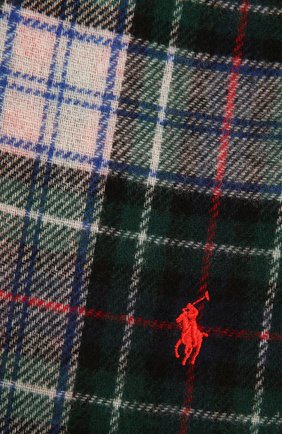 Мужской шерстяной шарф POLO RALPH LAUREN зеленого цвета по цене 7965 руб., арт. 449823789 | Фото 2 Мужской шерстяной шарф POLO RALPH LAUREN зеленого цвета, арт. 449823789 | Фото 2