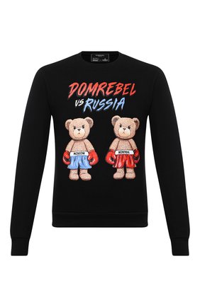 Мужской хлопковый свитшот DOMREBEL черного цвета по цене 19950 руб., арт. STYLE 01/SWEATSHIRT | Фото 1 Мужской хлопковый свитшот DOMREBEL черного цвета, арт. STYLE 01/SWEATSHIRT | Фото 1