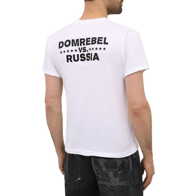 фото Хлопковая футболка domrebel