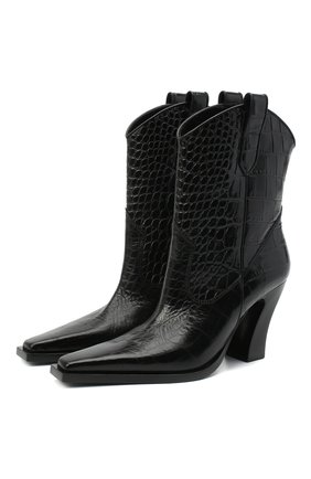 Женские кожаные ботильоны TOM FORD черного цвета по цене 129500 руб., арт. W2802N-LCL125 | Фото 1 Женские кожаные ботильоны TOM FORD черного цвета, арт. W2802N-LCL125 | Фото 1