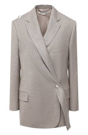 Женский шерстяной жакет STELLA MCCARTNEY серого цвета по цене 114000 руб., арт. 602194/SNB53 | Фото 1 Женский шерстяной жакет STELLA MCCARTNEY серого цвета, арт. 602194/SNB53 | Фото 1