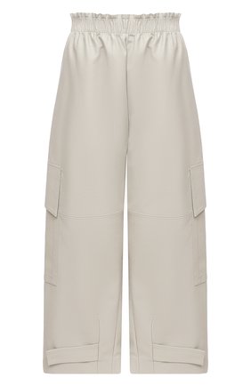 Женские брюки из вискозы STELLA MCCARTNEY светло-серого цвета по цене 92950 руб., арт. 601969/SKB20 | Фото 1 Женские брюки из вискозы STELLA MCCARTNEY светло-серого цвета, арт. 601969/SKB20 | Фото 1