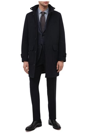 Мужская хлопковая рубашка LORO PIANA синего цвета по цене 49950 руб., арт. FAL4361 | Фото 2 Мужская хлопковая рубашка LORO PIANA синего цвета, арт. FAL4361 | Фото 2