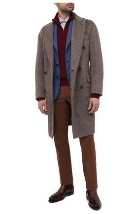 Мужской шерстяной пиджак DOLCE & GABBANA синего цвета по цене 215000 руб., арт. G2NS9T/HUMJR | Фото 2 Мужской шерстяной пиджак DOLCE & GABBANA синего цвета, арт. G2NS9T/HUMJR | Фото 2