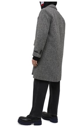 Мужские кожаные ботинки strike BALENCIAGA темно-синего цвета по цене 67650 руб., арт. 589338/WA967 | Фото 2 Мужские кожаные ботинки strike BALENCIAGA темно-синего цвета, арт. 589338/WA967 | Фото 2