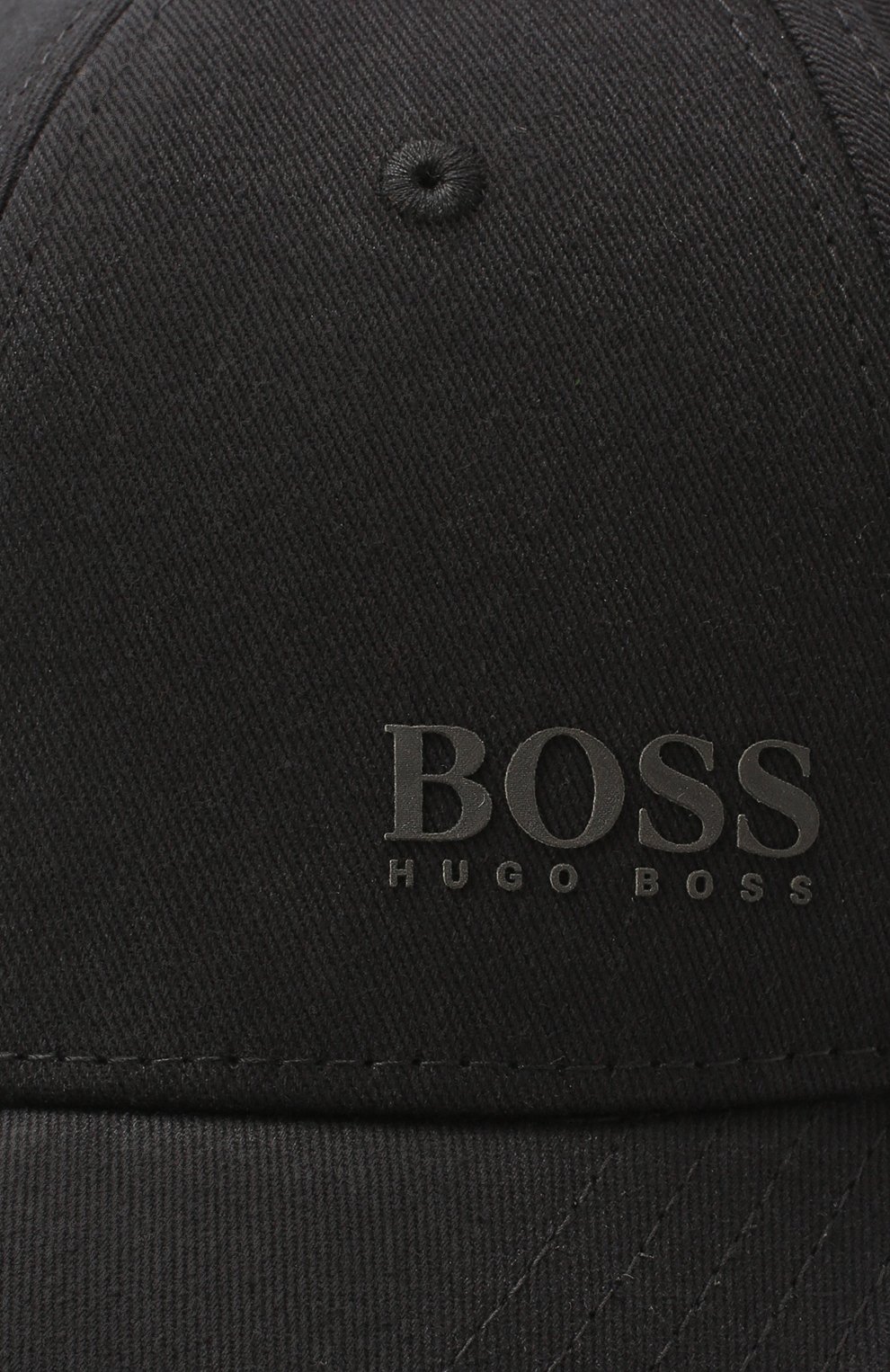 Мужской хлопковая бейсболка BOSS черного цвета по цене 3900 руб., арт. 50430053 | Фото 3 Мужской хлопковая бейсболка BOSS черного цвета, арт. 50430053 | Фото 3