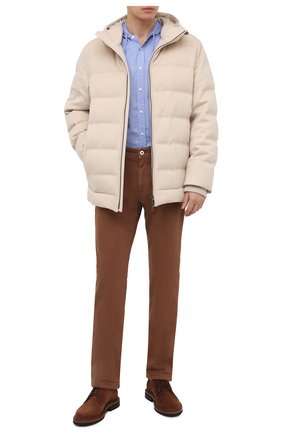 Мужская хлопковая рубашка RALPH LAUREN синего цвета по цене 47000 руб., арт. 790780927 | Фото 2 Мужская хлопковая рубашка RALPH LAUREN синего цвета, арт. 790780927 | Фото 2
