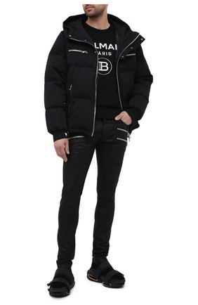 Мужские текстильные кроссовки b-bold BALMAIN черного цвета по цене 71550 руб., арт. VM1C229/TKSE | Фото 2 Мужские текстильные кроссовки b-bold BALMAIN черного цвета, арт. VM1C229/TKSE | Фото 2