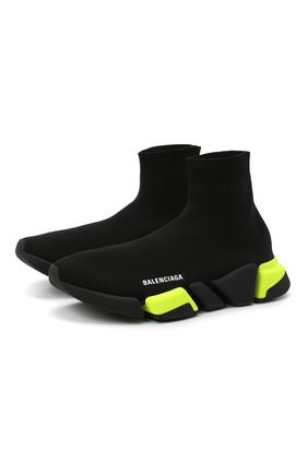 Мужские текстильные кроссовки speed 2.0 BALENCIAGA черного цвета по цене 63700 руб., арт. 617239/W1720 | Фото 1 Мужские текстильные кроссовки speed 2.0 BALENCIAGA черного цвета, арт. 617239/W1720 | Фото 1