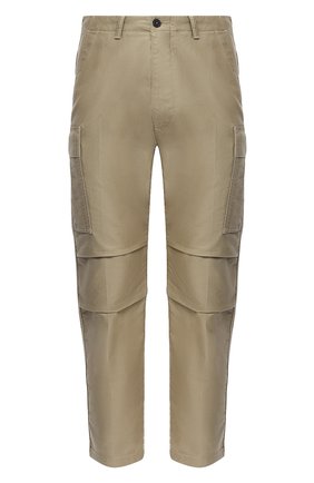 Мужские хлопковые брюки-карго TOM FORD бежевого цвета, арт. BW141/TFP223 | Фото 1 (Длина (брюки, джинсы): Стандартные; Материал внешний: Хлопок; Случай: Повседневный; Силуэт М (брюки): Карго; Стили: Кэжуэл; Региональные ограничения белый список (Axapta Mercury): RU)