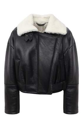 Женская дубленка DOLCE & GABBANA черного цвета по цене 424500 руб., арт. F9I56L/FUP48 | Фото 1 Женская дубленка DOLCE & GABBANA черного цвета, арт. F9I56L/FUP48 | Фото 1 (Материал внешний: Натуральный мех; Рукава: Длинные; Длина (верхняя одежда): Короткие; Женское Кросс-КТ: Замша и кожа, Мех; Стили: Кэжуэл)