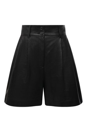 Женские кожаные шорты DOLCE & GABBANA черного цвета по цене 126000 руб., арт. FTBYSL/HULJ7 | Фото 1 Женские кожаные шорты DOLCE & GABBANA черного цвета, арт. FTBYSL/HULJ7 | Фото 1