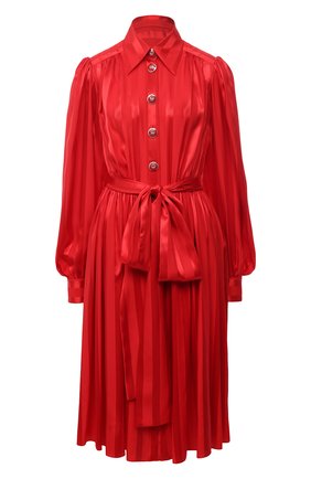 Женское шелковое платье DOLCE & GABBANA красного цвета по цене 227000 руб., арт. F6H2RT/FJ1HS | Фото 1 Женское шелковое платье DOLCE & GABBANA красного цвета, арт. F6H2RT/FJ1HS | Фото 1