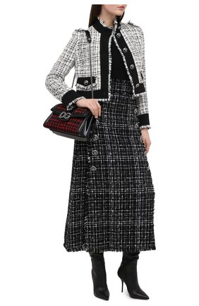 Женская юбка DOLCE & GABBANA черного цвета по цене 99500 руб., арт. F4BVYT/FMMFS | Фото 2 Женская юбка DOLCE & GABBANA черного цвета, арт. F4BVYT/FMMFS | Фото 2