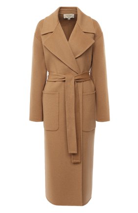 Женское шерстяное пальто MICHAEL MICHAEL KORS бежевого цвета по цене 49950 руб., арт. MF02J7PGBX | Фото 1 Женское шерстяное пальто MICHAEL MICHAEL KORS бежевого цвета, арт. MF02J7PGBX | Фото 1