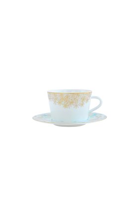 Чайная чашка с блюдцем feerie BERNARDAUD разноцветного цвета по цене 12900 руб., арт. 1860/89 | Фото 2 Чайная чашка с блюдцем feerie BERNARDAUD разноцветного цвета, арт. 1860/89 | Фото 2