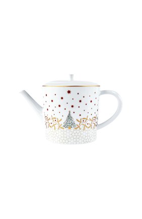 Чайник noel blanc BERNARDAUD золотого цвета по цене 59300 руб., арт. 1916/4200 | Фото 1 Чайник noel blanc BERNARDAUD золотого цвета, арт. 1916/4200 | Фото 1 (Ограничения доставки: fragile-2)