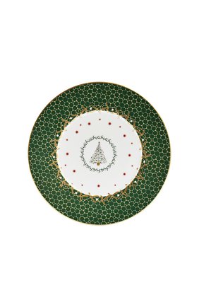 Набор noel blanc из 4-х десертных тарелок  BERNARDAUD разноцветного цвета, арт. 1916/23334 | Фото 5 (Интерьер_коллекция: Noel Blanc; Ограничения доставки: fragile-2)