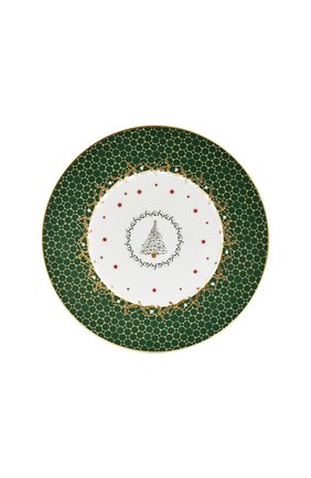 Тарелка салатная sapin noel vert BERNARDAUD зеленого цвета по цене 9880 руб., арт. 1919/23265 | Фото 1 Тарелка салатная sapin noel vert BERNARDAUD зеленого цвета, арт. 1919/23265 | Фото 1 (Ограничения доставки: fragile-2)