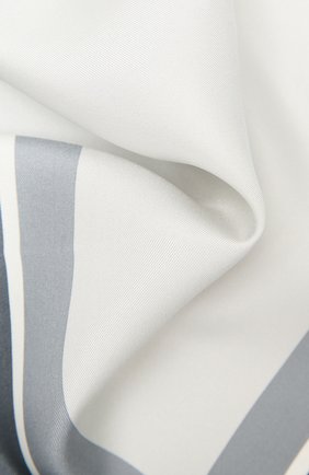Мужской шелковый платок TOM FORD серого цвета по цене 14150 руб., арт. 9TF93/TF312 | Фото 2 Мужской шелковый платок TOM FORD серого цвета, арт. 9TF93/TF312 | Фото 2