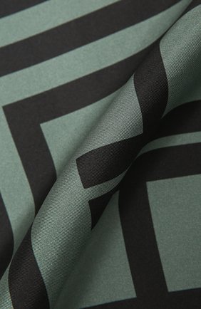 Мужской шелковый платок TOM FORD темно-зеленого цвета, арт. 9TF95/TF312 | Фото 2 (Материал: Текстиль, Шелк; Региональные ограничения белый список (Axapta Mercury): RU)