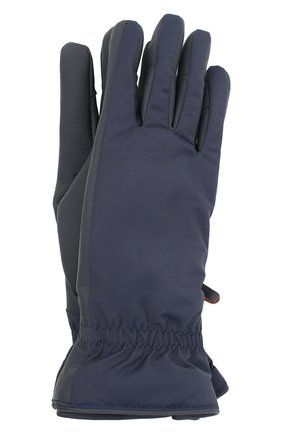 Женские перчатки icer LORO PIANA темно-синего цвета, арт. FAL0273 | Фото 1 (Региональные ограничения белый список (Axapta Mercury): RU; Материал: Натуральная кожа)