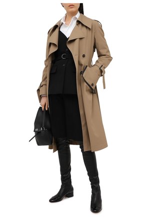 Женские шерстяные шорты CHLOÉ черного цвета по цене 89350 руб., арт. CHC20WSH01066 | Фото 2 Женские шерстяные шорты CHLOÉ черного цвета, арт. CHC20WSH01066 | Фото 2