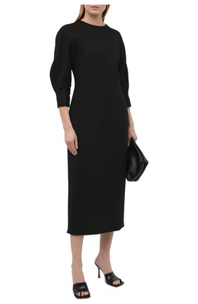 Женское платье BRANDON MAXWELL черного цвета по цене 174000 руб., арт. DR252PF20 | Фото 2 Женское платье BRANDON MAXWELL черного цвета, арт. DR252PF20 | Фото 2