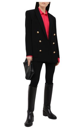 Женские леггинсы BALMAIN черного цвета по цене 89950 руб., арт. VF15354/K050 | Фото 2 Женские леггинсы BALMAIN черного цвета, арт. VF15354/K050 | Фото 2
