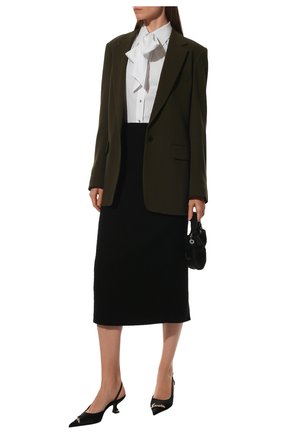 Женская хлопковая рубашка DOLCE & GABBANA белого цвета по цене 59950 руб., арт. F5N24T/FU5K9 | Фото 2 Женская хлопковая рубашка DOLCE & GABBANA белого цвета, арт. F5N24T/FU5K9 | Фото 2