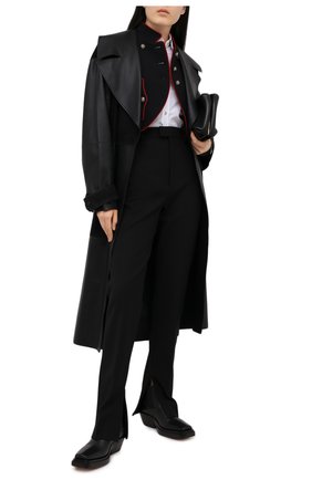 Женская хлопковая рубашка DOLCE & GABBANA белого цвета по цене 47950 руб., арт. F5N07T/FU5K9 | Фото 2 Женская хлопковая рубашка DOLCE & GABBANA белого цвета, арт. F5N07T/FU5K9 | Фото 2