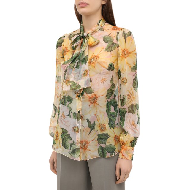 Шелковая блузка Dolce&Gabbana 11544045