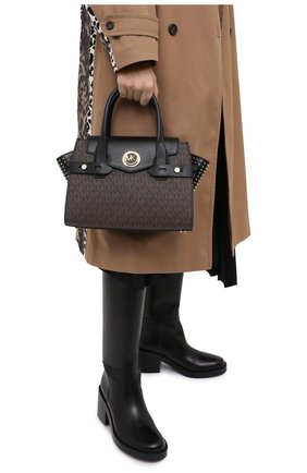 Женская сумка carmen small MICHAEL MICHAEL KORS коричневого цвета по цене 36350 руб., арт. 30F0GNMS5B | Фото 2 Женская сумка carmen small MICHAEL MICHAEL KORS коричневого цвета, арт. 30F0GNMS5B | Фото 2