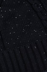 Женская кашемировая шапка LORO PIANA темно-синего цвета, арт. FAL4396 | Фото 3 (Материал: Текстиль, Кашемир, Шерсть; Региональные ограничения белый список (Axapta Mercury): RU)
