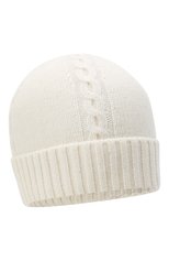 Женская кашемировая шапка LORO PIANA белого цвета, арт. FAL4396 | Фото 1 (Материал: Текстиль, Кашемир, Шерсть; Региональные ограничения белый список (Axapta Mercury): RU)