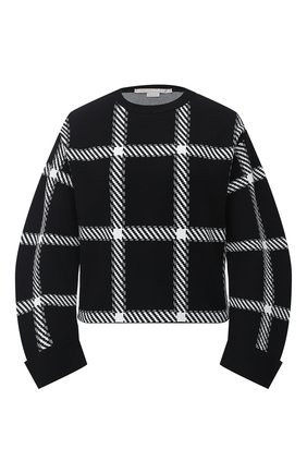 Женский пуловер из вискозы STELLA MCCARTNEY черно-белого цвета по цене 97250 руб., арт. 602161/S2216 | Фото 1 Женский пуловер из вискозы STELLA MCCARTNEY черно-белого цвета, арт. 602161/S2216 | Фото 1 (Материал внешний: Вискоза; Длина (для топов): Стандартные; Рукава: Длинные; Стили: Кэжуэл; Женское Кросс-КТ: Пуловер-одежда; Региональные ограничения белый список (Axapta Mercury): RU)